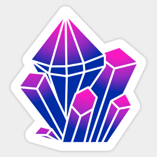 Bi Crystals 2 Sticker